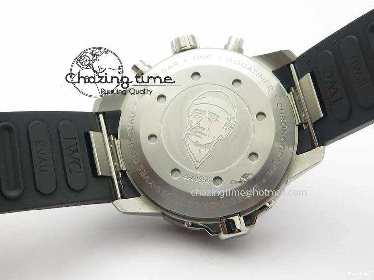 MIROTIME 0512 Aquatimer Chrono IW376803 V6F 1:1 Best Edition Blue Dial On Rubber Strap A WellDesigned 7282